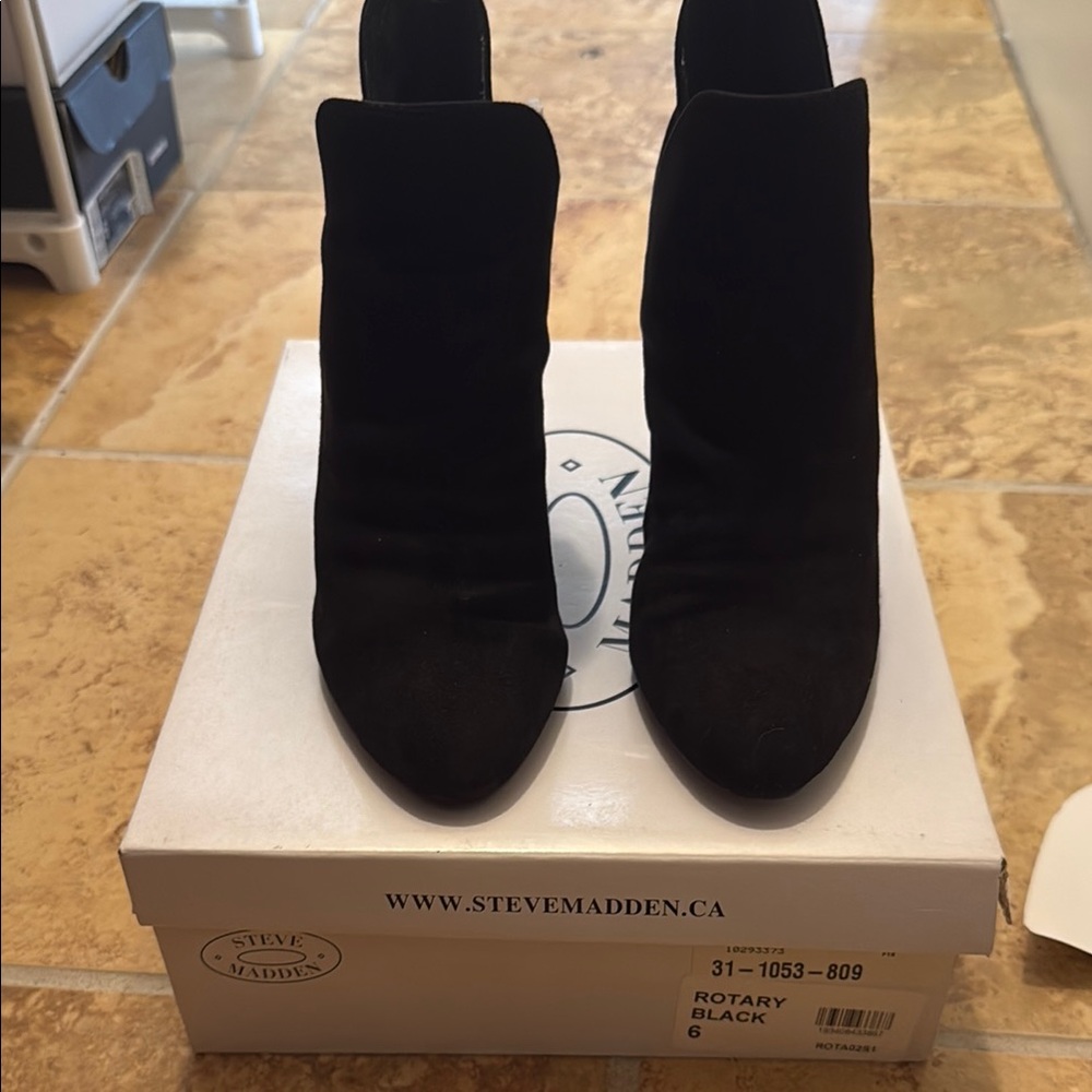 Steve Madden Women's Black Ankle Boots